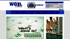 What Wgil.com website looked like in 2023 (This year)