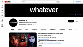 What Whatever.com website looked like in 2023 (This year)