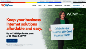 What Wowforbusiness.com website looked like in 2023 (This year)