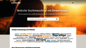 What Webwiki.de website looked like in 2023 (This year)