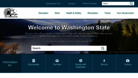 What Wa.gov website looked like in 2023 (This year)