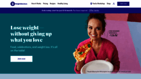 What Weightwatchers.com website looked like in 2023 (This year)