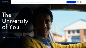 What Wgu.edu website looked like in 2023 (This year)