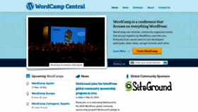 What Wordcamp.org website looked like in 2023 (This year)