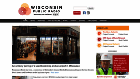 What Wpr.org website looked like in 2023 (This year)