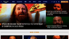 What Wrestlinginc.com website looked like in 2023 (This year)