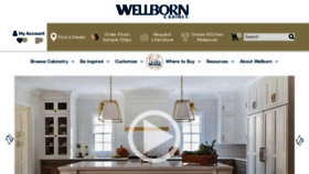 What Wellborn.com website looked like in 2023 (This year)