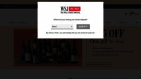 What Wsjwine.com website looked like in 2023 (This year)