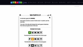 What Wordlegameorg.com website looked like in 2023 (This year)
