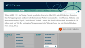 What Wiley-vch.de website looked like in 2023 (This year)