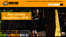 What Wsc.edu website looked like in 2023 (This year)