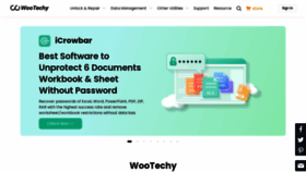 What Wootechy.com website looked like in 2023 (This year)