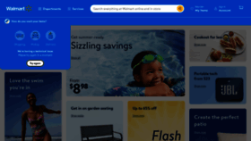 What Wal-mart.com website looked like in 2023 (This year)