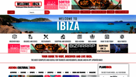What Welcometoibiza.com website looked like in 2023 (This year)