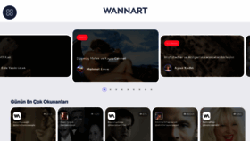 What Wannart.com website looked like in 2023 (This year)