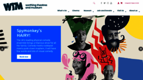 What Worthingtheatres.co.uk website looked like in 2023 (This year)