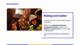 What Worksmart.org.uk website looked like in 2023 (This year)