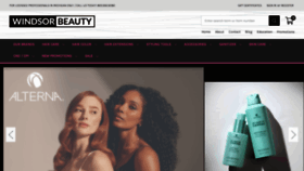 What Windsorbeauty.com website looked like in 2023 (This year)