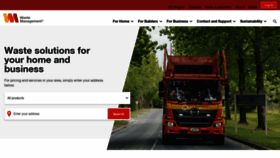 What Wastemanagement.co.nz website looked like in 2023 (This year)