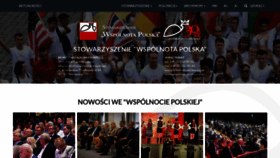 What Wspolnota-polska.org.pl website looked like in 2023 (This year)