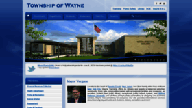 What Waynetownship.com website looked like in 2023 (This year)