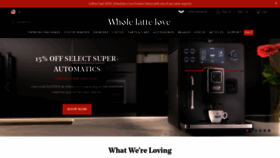 What Wholelattelove.com website looked like in 2023 (This year)