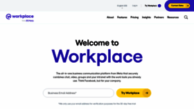What Workplace.com website looked like in 2023 (This year)