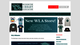 What Wla.org website looked like in 2023 (This year)