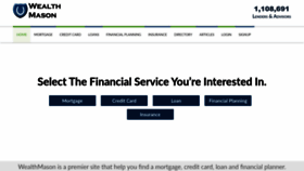 What Wealthmason.com website looked like in 2023 (This year)