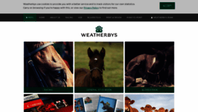 What Weatherbys.co.uk website looked like in 2023 (This year)