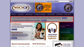 What Wocncb.org website looked like in 2023 (This year)