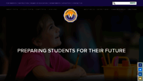 What Warwickvalleyschools.com website looked like in 2023 (This year)