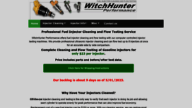 What Witchhunter.com website looked like in 2023 (This year)