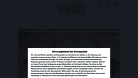 What Weddix.de website looked like in 2023 (This year)