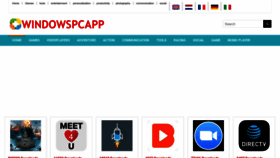 What Windowspcapp.com website looked like in 2023 (This year)