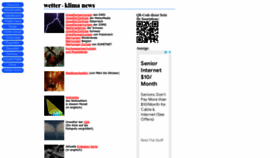 What Wetterklima.de website looked like in 2023 (2 years ago)