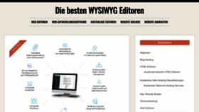 What Wysiwygwebbuilder.de website looked like in 2023 (This year)
