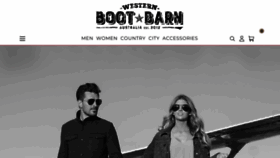 What Westernbootbarn.com.au website looked like in 2023 (This year)