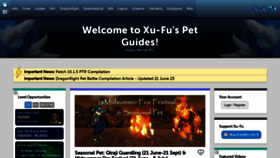What Wow-petguide.com website looked like in 2023 (This year)