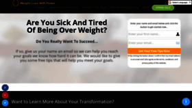 What Weightlosswillpower.net website looked like in 2023 (This year)