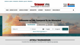 What Wn-trauer.de website looked like in 2023 (This year)