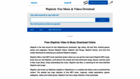 What Waptrick.tools website looked like in 2023 (This year)