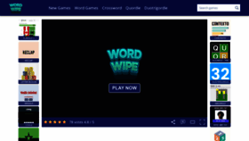 What Wordwipegame.net website looked like in 2023 (This year)