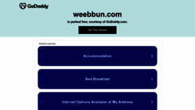 What Weebbun.com website looked like in 2023 (This year)
