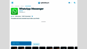 What Whatsapp-messenger.en.uptodown.com website looked like in 2023 (This year)