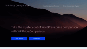 What Wppricecomparison.com website looked like in 2023 (This year)