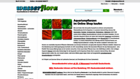 What Wasserflora.de website looked like in 2023 (This year)