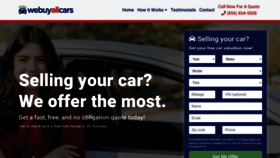 What Webuyallcarsinnj.com website looked like in 2023 (This year)