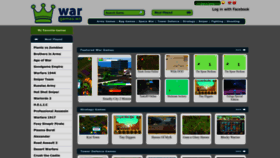 What War-games.ws website looked like in 2023 (2 years ago)