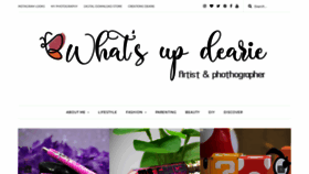 What Whatsupdearie.com website looked like in 2023 (This year)
